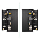 Sauder - Meuble de rangement HomePlus - Chêne corbeau-Service de confiance sauder : Pour toute question sur le produit ou l'assemblage, nous sommes là pour vous aider