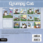 DateWorks - 2026 Mini Calendrier Mural 16 Mois - 7 po x 7 po - Chat Grincheux - Anglais -13 images de haute qualité imprimées sur du papier Premium
