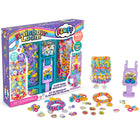 Rainbow Loom - Fluff Kit de bracelet - 600 élastiques - 16 breloques - 25 perles-16 charms Cute‑tique, et encore plus