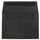 JAM Paper - Enveloppes d'invitation A1 de qualité supérieure 4 barres - 3 5/8 x 5 1/8 - lin noir - Paquet de 100-Ces enveloppes sont parfaites pour envoyer des invitations, des cartes de voeux, des RSVP, des cartes de remerciement, des cadeaux d'anniversaire, des remises de diplômes, des vacances et plus encore