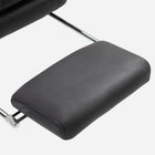 Vinsetto - Fauteuil de bureau exécutif avec repose-pieds et massage à 6 points et chaleur - noir-La microfibre est respirante, confortable, facile à entretenir et résistante à l’usure des foyers actifs 