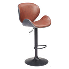 Zuo - Meyane Tabouret de bar - Brun-Design ergonomique