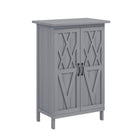 Outsunny - Abri à bois, abri de jardin avec étagères à 2 niveaux, gris-L'étagère intégrée maintient les outils de jardin organisés et accessibles 