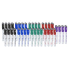 Quartet - Marqueurs effaçables à sec DryGuard, pointe biseautée, couleurs assorties, 36 unités -Confort :Le corps du marqueur offre une prise en main confortable et est idéal pour écrire de longues heures