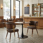 Zuo - Brew Chaise de salle à manger - Brun/Noyer-Supporte jusqu'à 330 lb