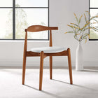 Modway - Stalwart Restauration Fauteuil d’appoint - Blanc noyer foncé-Assemblée requise