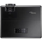 Optoma - Technology UHZ55 Projecteur de cinéma maison et de jeu intelligent UHD 4K Laser DLP 3 000 lumens-Rapport de projection : 1,21 à 1,59:1