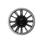 Monarch Specialties - Horloge - 16 po Rond - Horloge Murale - Argent - Noir - Transitionnel-Une horloge murale ronde de 16 pouces, élégante et tendance, au design transitionnel noir et argenté, pour votre décoration intérieure