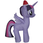 GEMMY - Peluche gonflable de Noël My Little Pony Twilight Sparkle avec chapeau de Père Noël-Se gonfle automatiquement en quelques secondes