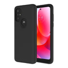 AXS - PROTech etuis anti-choc avec bordures surelevees et une durabilite militaire pour Motorola Moto G Power 2022, Noir-Resistant aux chocs