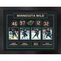 Minnesota Wild Best of the Best collage - Impression encadree - 36" x 28"-Qualité supérieure - print framed
