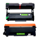 fuzion - Ensemble - Cartouche d'encre (toner) & Unité de tambour compatibles Brother TN450 & DR420, haut rendement, noir-Compatible