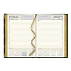 Brownline - 2027 agenda quotidien Executive avec reliure cousue – 7 1/8 po x 4 7/8 po – couleurs assorties – trilingue-Sections ombragées pour les priorités
et notes