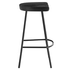 Modway - Concord Dos sans dos Tabourets de comptoir - Noir - Ensemble de 2-Aucune assemblée requise