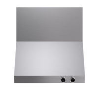 KUCHT KRH300-SS-C 30 po Hotte murale - avec commandes numériques - 900 CFM - Acier inoxydable-Nouveaux commandes numériques permettant de sélectionner la vitesse et l’éclairage
