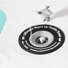 Outsunny - quai flottant gonflable sur l’eau - 8 pi x 6 pi - Bleu et blanc-La plateforme flottante sur l'eau est livrée avec tous les accessoires nécessaires.
