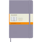 Moleskine - Carnet Classic Grand Format Ligné Couverture Rigide - Gris Astre -Carnet Classic à couverture colourée rigide ou souple
