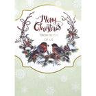 Mill Brook Studio - Cartes De souhaits Noël / Enveloppes - 5-3/8 po x 7-3/4 po - De nous deux - Paquet de 18-Cartes de souhaits qualité boutique