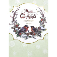 Mill Brook Studio - Cartes De souhaits Noël / Enveloppes - 5-3/8 po x 7-3/4 po - De nous deux - Paquet de 18-Cartes de souhaits qualité boutique