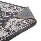 Modway - Kazia Treillis floral vieilli Tapis de comédie 8 pi l x 10 pi L - Gris foncé et ivoire-Résistant aux taches / Facile à nettoyer