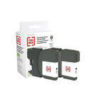 Staples - Cartouche d'encre Brother LC612PKS remise à neuf - rendement standard - noir - paquet de 2-Compatible avec: Brother DCP-165C, DCP-375CW, DCP-385C, DCP-395CW, DCP-585CW; MFC-250C, MFC-255CW, MFC-290C, MFC-295CN, MFC-490CW, MFC-495CW, MFC-5490CN, MFC-5890CN, MFC-5895CW, MFC-6490CW, MFC-6890CDW, MFC-790CW, MFC-795CW, MFC-990CW, MFC-J220, MFC-J265w, MFC-J415w, MFC-J615w, MFC-J630w