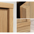 Sauder - Meuble de rangement Merton Hall - Frêne Harmony-Dimensions: 23,5 po L x 16,88 po P x 71 po H