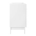 Modway - Render 48" Meuble de toilette de salle de bain compatible double lavabo (non inclus) - Blanc-Portes à fermeture douce