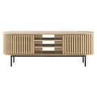 Modway - Fortitude 71 po Meuble TV, Chêne-Capsules de pied non marquées