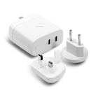 Native Union - Chargeur Mural 67W PD GaaN - Blanc-Le port USB-C 67W compatible PD prend en charge le chargement à pleine vitesse de votre MacBook Pro 14 pouces ou alimente votre iPhone jusqu'à 50% en moins de 30 minutes