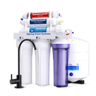 iSpring - Système d'osmose inverse sous évier iSpring RCC7AK certifié NSF, 75 GPD, 6 étapes, avec robinet noir-Certification NSF/ANSI 58 garantissant une élimination efficace des contaminants