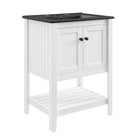 Modway - Prestige 24" Vanette de salle de bain - Blanc Noir-7