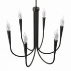 Modway - Penrose 6-Lumière Lustre - Noir-Ampoules non incluses