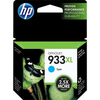 HP 933XL Cartouche d’encre cyan à rendement élevé d'origine (CN054AN)-Couleurs: Cyan