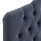 Modway - Annabel Mélange de lin premium Tête de lit complète, Denim-7