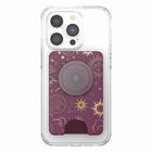 PopSockets - PopWallet+ pour MagSafe avec adaptateur Celestial Mauve-Permet une utilisation mains libres avec les PopMounts. Compatible avec tous les supports actuellement disponibles.