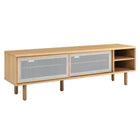 Modway - Kurtis 60 po Meuble TV, Chêne-Meuble téléviseur urbain moderne