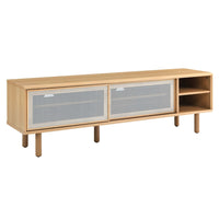Modway - Kurtis 60 po Meuble TV, Chêne-Meuble téléviseur urbain moderne