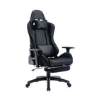 Tygerclaw - Chaise de jeu avec oreiller lombaire et repose-jambes-Équipée d'un oreiller lombaire, la chaise assure un soutien crucial pour le bas du dos, répondant aux besoins spécifiques des utilisateurs lors de sessions de jeu prolongées