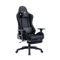 Tygerclaw - Chaise de jeu avec oreiller lombaire et repose-jambes-Équipée d'un oreiller lombaire, la chaise assure un soutien crucial pour le bas du dos, répondant aux besoins spécifiques des utilisateurs lors de sessions de jeu prolongées