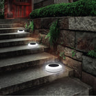 Bell+Howell - Lampes solaires LED Vividisk Colour pour allée extérieure - Paquet de 4-Facile à installer: installation env 30 secondes sortez de la boîte, placez dehors pour charger, puis profitez des couleurs au coucher du soleil