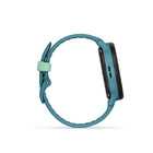 Garmin - Montre connectée Bounce 2 pour enfants - 43 mm - Turquoise-SPORTS D'AVENIR, SOMMEIL ET PLUS - Les applications sportives intégrées utilisent le GPS pour permettre à votre enfant de suivre ses courses, promenades et activités en vélo. Il peut également enregistrer des tours lors de la natation ou consigner d'autres activités. De plus, il peut suivre ses étapes quotidiennes et vérifier s'il obtient suffisamment de repos grâce au suivi du sommeil.