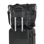 Nicci - Sac extensible Travel Weekender Duffel - Noir -Fermetures à pression latérales