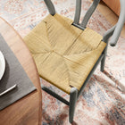 Modway - Amish 32" Chaise d’accent pour salle à manger - Gris clair-Hauteur de 32"