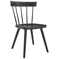 Modway - Sutter Fauteuil d’appoint de salle à manger - Noir-Chaise à manger moderne de ferme