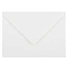 JAM Paper - Enveloppes d'invitation Strathmore A7 avec rabat européen - 5,25 po x 7,25 po - Vélin blanc brillant - paquet de 25 (1921392)-Couleur : Vélin blanc brillant