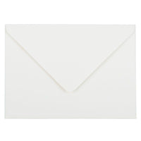 JAM Paper - Enveloppes d'invitation Strathmore A7 avec rabat européen - 5,25 po x 7,25 po - Vélin blanc brillant - paquet de 25 (1921392)-Couleur : Vélin blanc brillant
