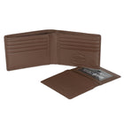 Club Rochelier - Portefeuille mince pliable pour homme avec carte d'identité amovible - Brun-Livré dans un coffret cadeau