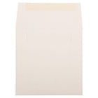 JAM Paper - Enveloppes d'invitation carrées Strathmore - 6 po x 6 po - vélin blanc naturel - paquet de 25 (191278)-Taille: 6 x 6 pouces