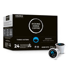 Kicking Horse Coffee - Dosettes de café K-Cup, torréfaction moyenne Three Sisters - paquet de 24-Aromes : Fruits Séchés Sucrés, Noix De Coco Grillée Et Malt Chocolaté.