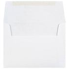 JAM Paper Enveloppes format livret à rabat droit gommé, 4 3/8 x 5 3/4 po, blanches, 1000 par paquet-Taille : A2 (4 3/8 x 5 3/4 po)